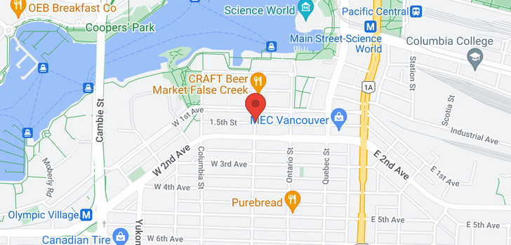 map of 701 89 W 2ND AVENUE